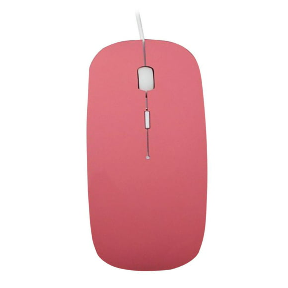Color : Pink Pink Jcrongchi Wired Mouse Girl Office Menage Laptop Mouse 